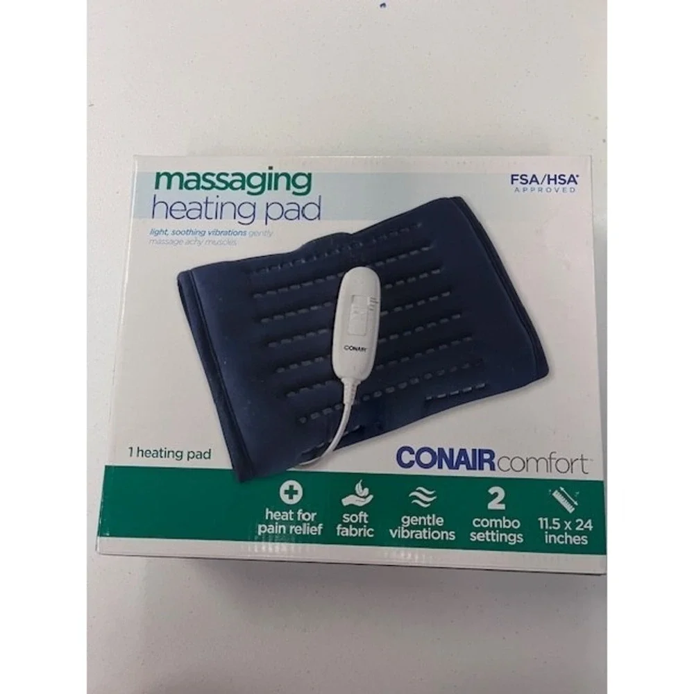 Conair Comfort Massaging Heating Pad- BRAND NEW